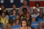 First lady Michelle Obama in Fort Lauderdale, Florida