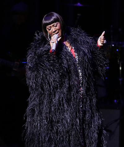 MIAMI, FL - FEBRUARY 5: Patti Labelle performs onstage at The Adrienne Arsht Center for the Performing arts during Jazz Roots a Larry Rosen Jazz Series on Friday February 5, 2016 in Miami, Florida.  ( Photo by Johnny Louis / jlnphotography.com )