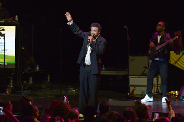 HOLLYWOOD, FLORIDA - JANUARY 02: Shaggy performs during the "Stay Strong Jamaica hurricane reliefs concert" at Hard Rock Live at Seminole Hard Rock Hotel & Casino Hollywood on January 02, 2026 in Hollywood, Florida.  ( Photo by Johnny Louis / jlnphotography.com )