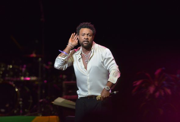 HOLLYWOOD, FLORIDA - JANUARY 02: Shaggy performs during the "Stay Strong Jamaica hurricane reliefs concert" at Hard Rock Live at Seminole Hard Rock Hotel & Casino Hollywood on January 02, 2026 in Hollywood, Florida. ( Photo by Johnny Louis / jlnphotography.com )