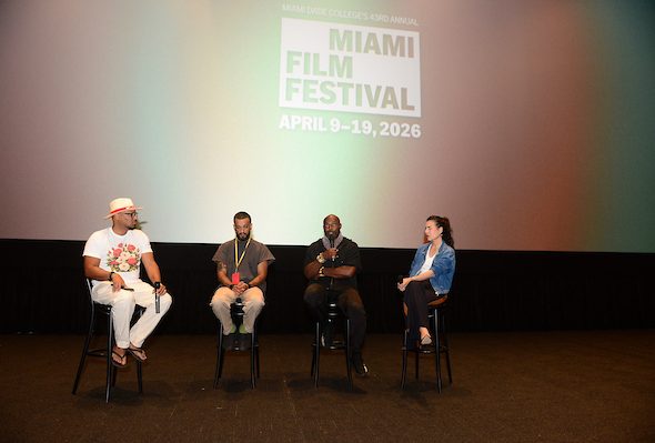 Kevin Sharpley, Director Andrés Farías, actor Jimmy Jean-Louis and Sarah Jorge Leon | Photo by: Johnny Louis / Jlnphotography&Wire Services | jlnphotography.com